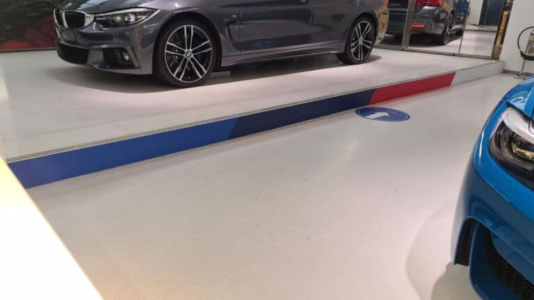 BMW Showroom Step Vinyl BMW Showroom Step Vinyl