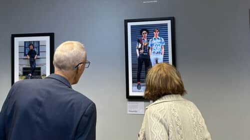 Digital Canvas Screen in an Exhibition