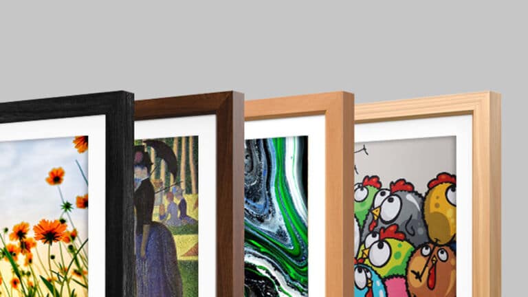 Digital Canvas Display Frames