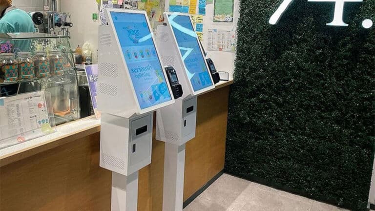 22 Inch Self Service Kiosk for a Cafe