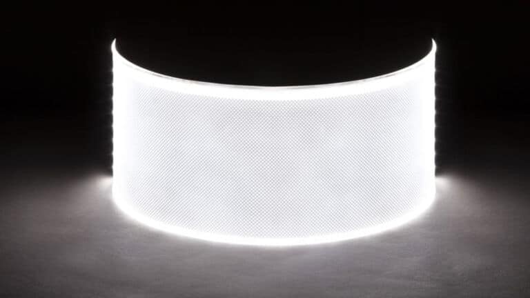 Flexible LED Light Sheet Curved